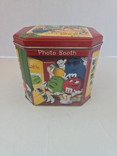 Photo booth tin - m&m,