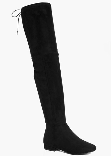 New nib boohoo black faux - new,