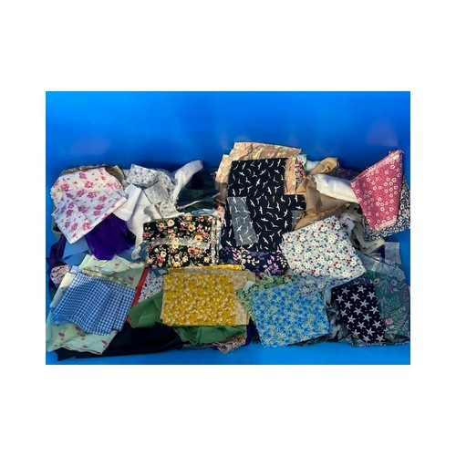 Mixed fabric scrap bags sewing - fabric,