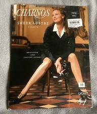 Charnos - Vintage Sheer Lustre Tights "Champagne" Size Small - 10 Denier - BNIP