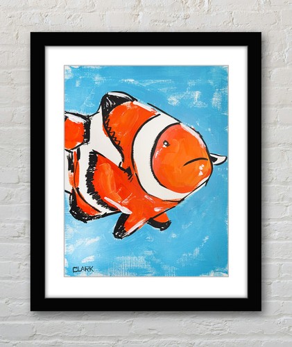 Original clownfish acrylic - clownfish,