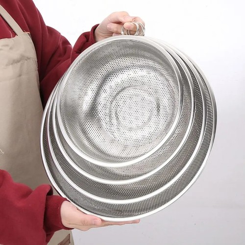 Stainless steel mesh strainer - stainless,