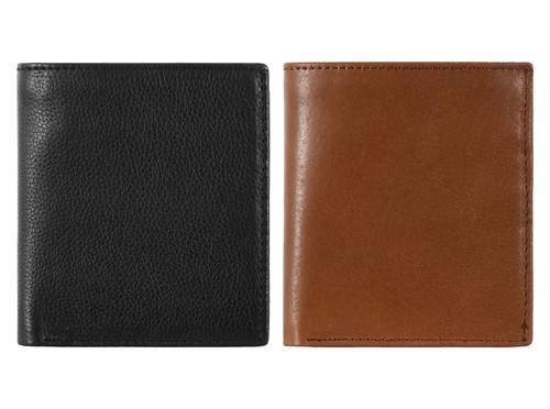 Men cowhide leather trifold - men's,