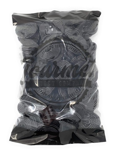 Liquorice wheels 1kg share bag - wheels,