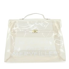 HERMES Kelly Vinyl Hand Bag