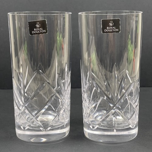 Royal doulton crystal highball - doulton,