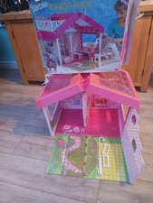 Vintage Barbie magic house 1992 Doll folding house Mattel boxed,read description