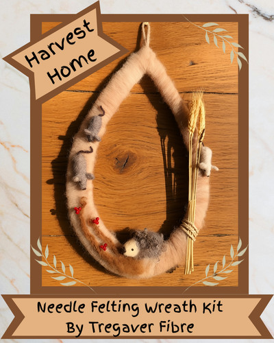 Needle felting kit - felting, harvest