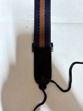 Quincy blue and gold striped