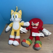 Sonic The Hedgehog Plush Bundle Knuckles Sonic X And Tails Sonic 2