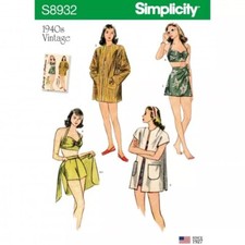 Simplicity 8932 Vintage 40s