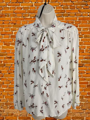 Joules cream shirt blouse - 8,