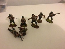 54mm plastic painted ww2 US  infantry by sd soldiers and conte