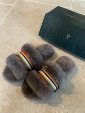 Fab EMU Australia Sliders and Slippers Set Real Sheepskin, Size 4