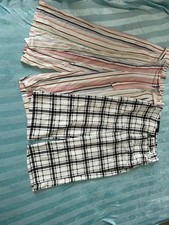 Ladies 2 X Pairs Cropped Trousers/Culottes Size 10 & 12