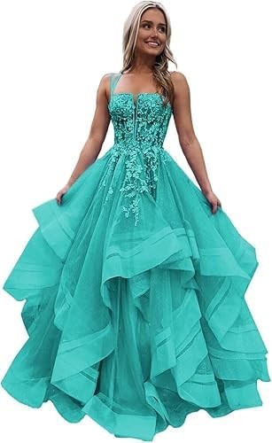 Evening gowns tulle prom - gowns,