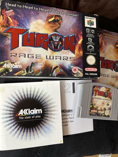Turok rage wars n64 - turok, boxed