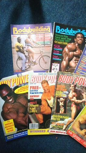 Bodybuilding magazines
