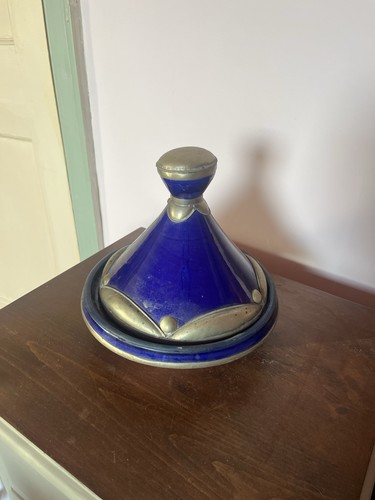 Vintage moroccan cobalt blue - moroccan,