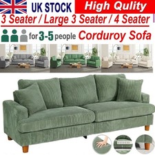 3/4 Seater Corduroy Sofa Jumbo