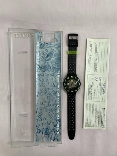 Swatch scuba shamu black - scuba,