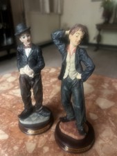 Vintage Charlie Chaplin Figurines Statue as Charlie and as himself