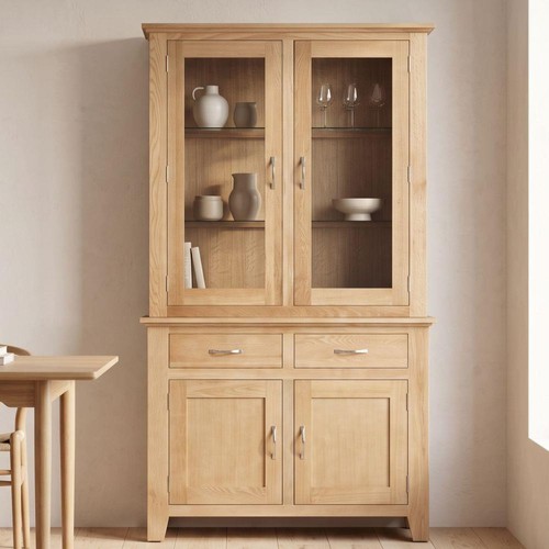 Solid oak large dresser - solid,