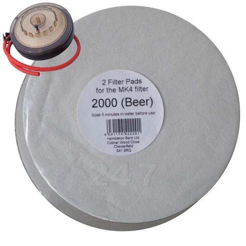 Filter pads 2000 beer pack - filter, 2x