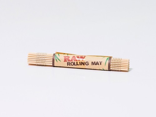 Raw bamboo rolling mat - mat, natural