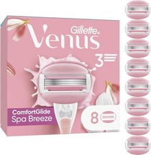 Gillette GILSPA10X8 Venus Spa Breeze Replacement Blade for Women 8 Pieces