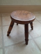 Antique 4 Legs Milk Stool Farm