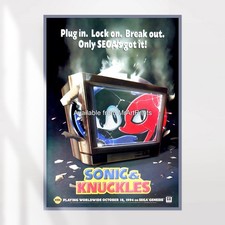 SONIC AND KNUCKLES Sega Mega