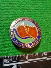  LARIG GHRU MCC RALLY  MOTORCYCLE BADGE  