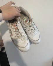 Reebok Club C 85 Ladies Running Trainers White Size 7 / 40.5