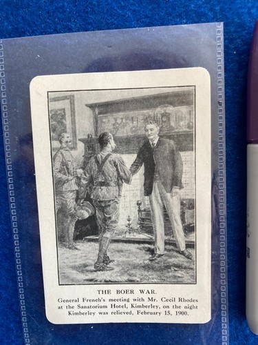 1900 boer war card - boer, gen