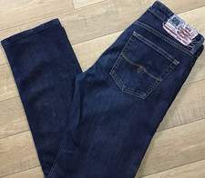 RALPH LAUREN Womens Straight Fit RL67 Jeans W30  L28 Blue Denim Stretch Low Rise
