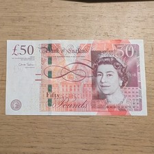 Old fifty pound - pound, notes