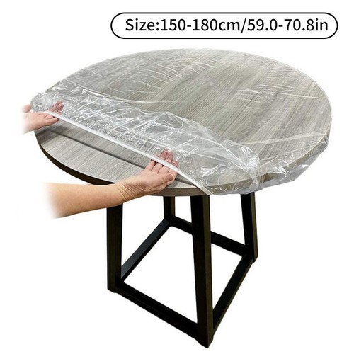 Round table cover elastic - round,