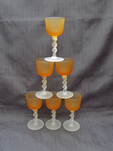 Vintage frosted glass - 6,