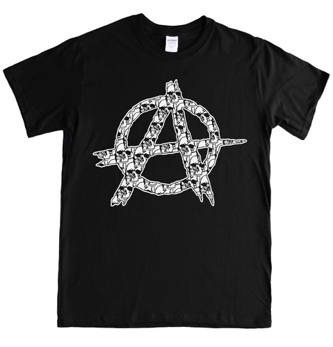 Anarchy symbol skulls - anarchy,