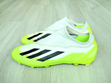 Adidas X Crazyfast.3 FG Laceless Football Boots White & Yellow Size 5 / 38