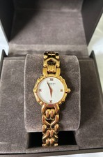 Excellent condition ladies raymond weil 18k gold electroplated model 3747 watch