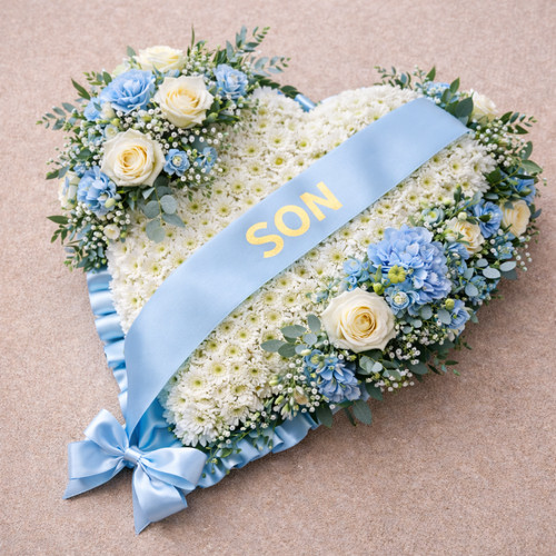 Personalised funeral ribbon - personalised,