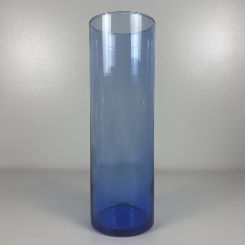 Cobalt blue glass cylindrical - cobalt,