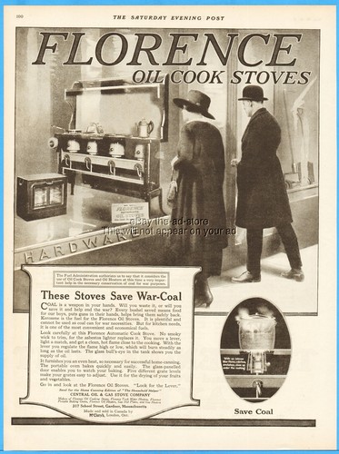 1918 florence oil cook stoves - 1918,