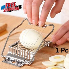 Stainless Steel Egg & Veggie Slicer – Kitchen Tool for Home & Restaurant Use 1PC