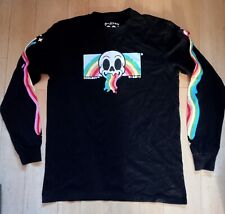 Cool Shirtz Coolboy long sleeve Size S Black CoolShirtz Reaper Rainbow.  BNWOT
