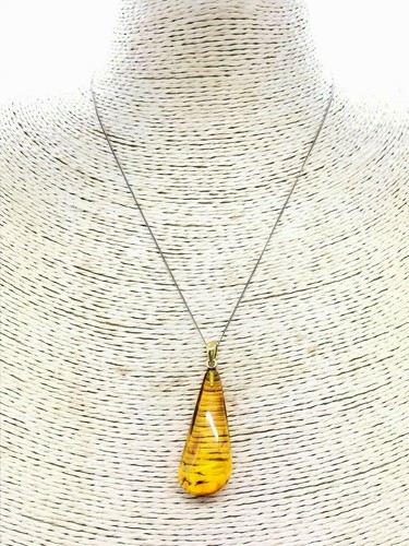 Amber pendant natural baltic - pendant,