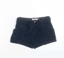 Zara Girls Green Cotton Blend Mom Shorts Size 10 Years Reg