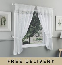 White Heart Kitchen Window Set